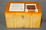 Catalin General Television Radio Model 591 - Yellow with Ivory Trim